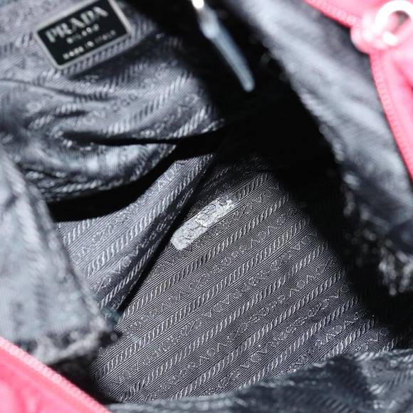 PRADA Tote Bag Nylon Red Auth 70587 - Picture 10 of 16